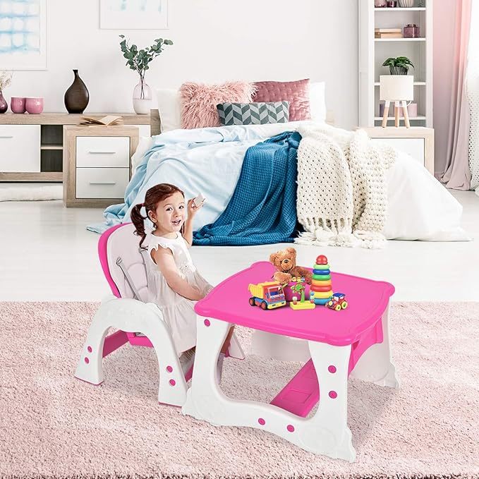 5 in 1 High Chair, Convertible Highchair for Babies and Toddlers/Table Chair Set