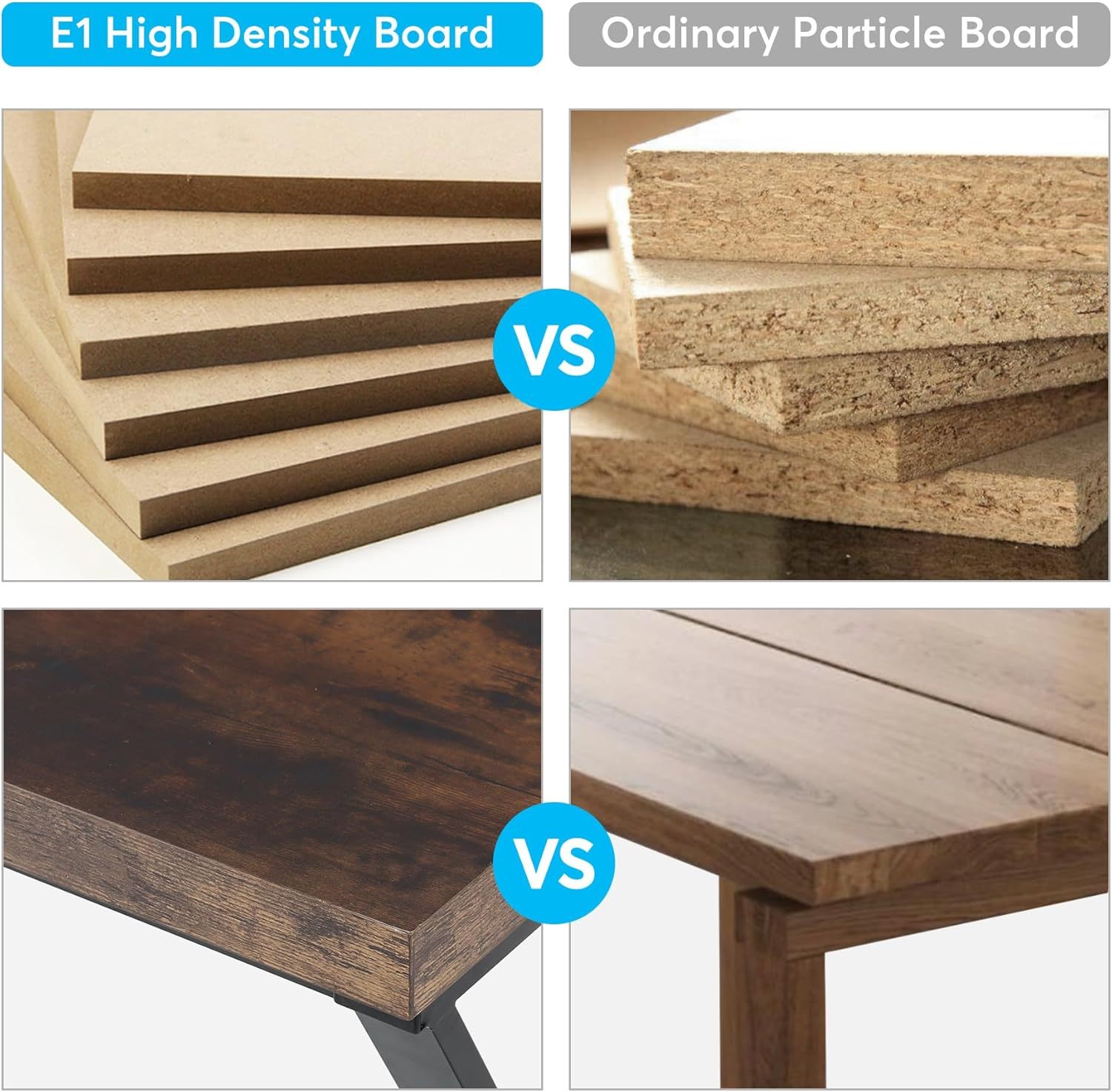 55 inch Heavy Duty Study Desk with Z-Shaped Metal Leg