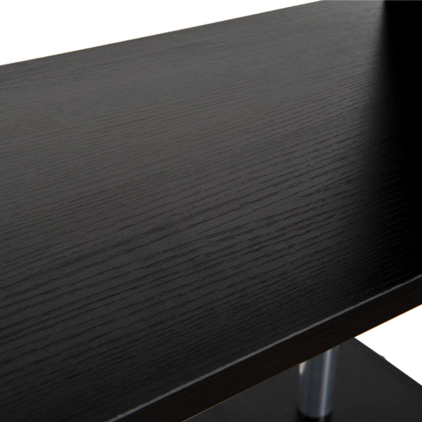 Modern S-Shaped 5 Tier Room Dividing Bookcase Wooden Storage Display Stand Shelf