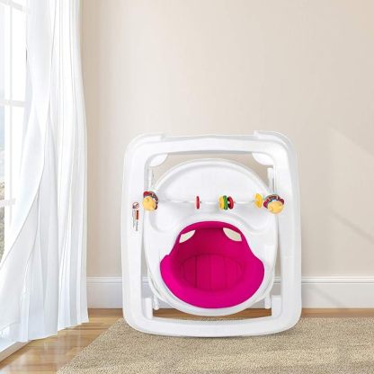 Baby Walker, Foldable Push Learning Walker Toy-Seated & Walk-Behind with Wheels