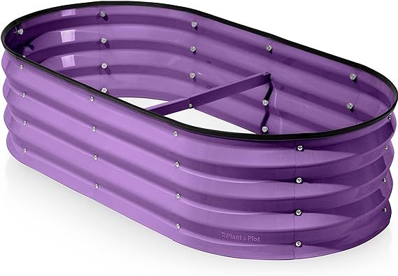 Galvanized Raised Garden Beds Outdoor // 4×2×1 ft Planter Raised Beds for Gardening, Vegetables, Flowers // Large Metal Garden Box