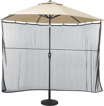 Water-Resistant 68 Inch Universal Patio Umbrella Shade Screen, Patio Furniture Covers