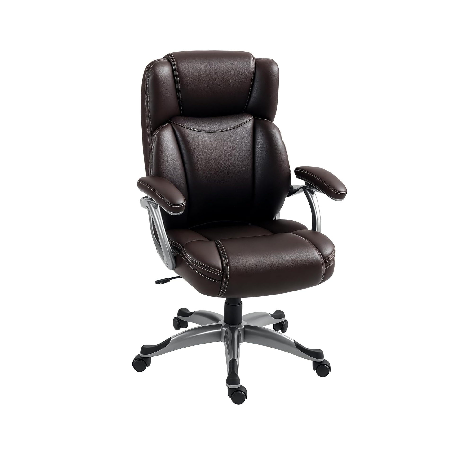 Executive Office Chair with Tilt Function, PU Leather High Back Desk Chair