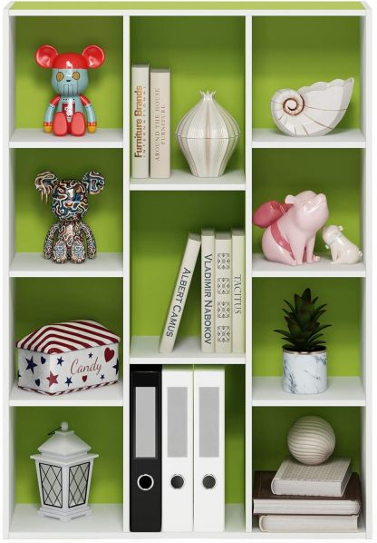 7 Reversible, 11-Cube, White Green