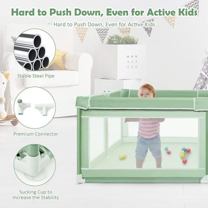 Extra Large Baby Gate Playpen w/ 50 Ocean Balls