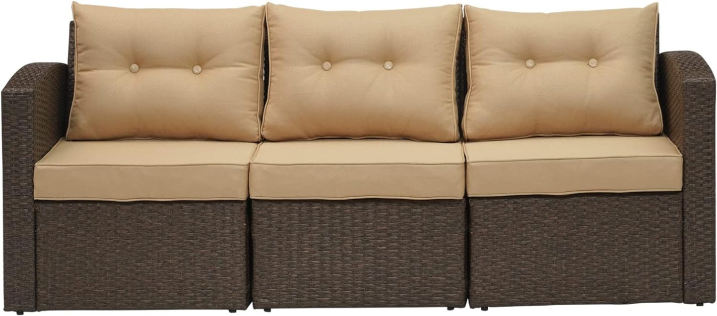Sand Sectional, Brown/Beige