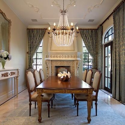 French Empire Crystal Chandelier, 6-Light Farmhouse Antique Bronze Chandelier, Hanging Ceiling Mount Light Fixture for Dining Living Room, Bedroom, Bathroom, Kitchen Island, Hallway, 31.5" W