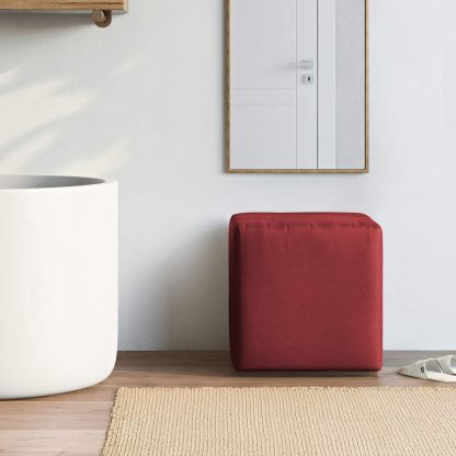 Universal Cube Ottoman With Slipcover, Avanti Apple