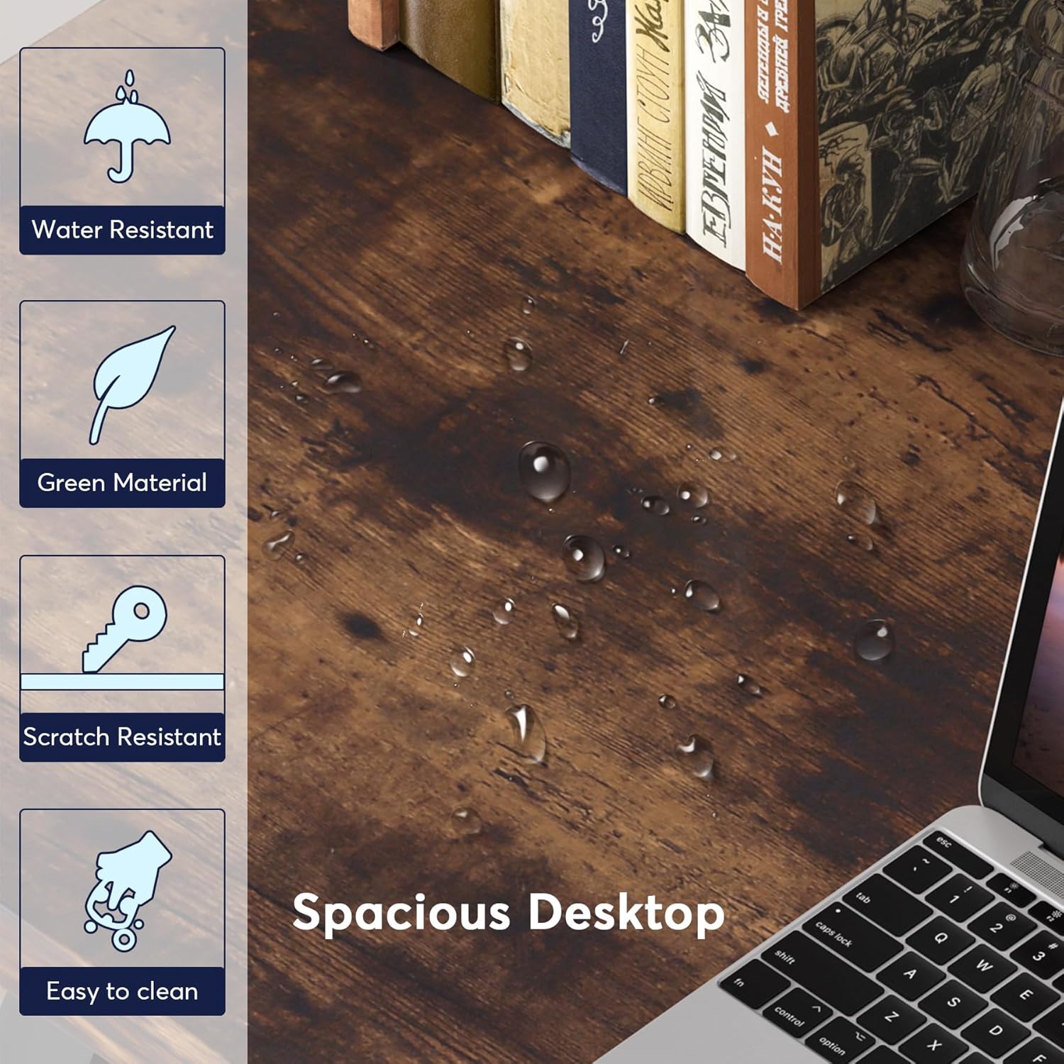 55 inch Heavy Duty Study Desk with Z-Shaped Metal Leg