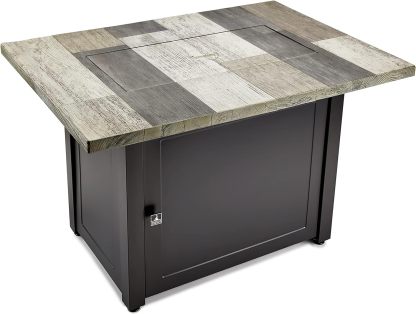 Gray 40x28” Rectangular Gas Fire Table