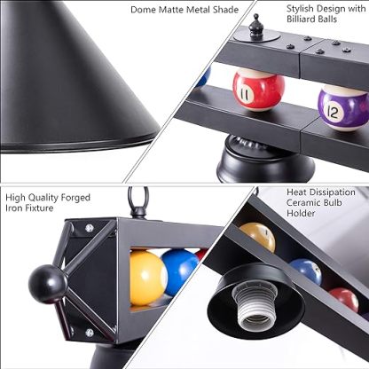 Pool Table Light,59” Billiard Pool Table Lights for 7' 8' 9' Table,Billiard Lights Over Pool Table