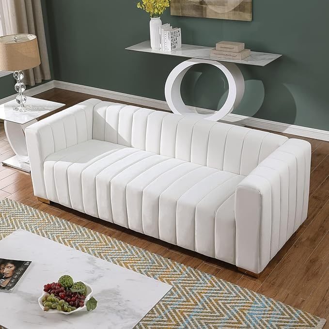 2 Piece Living Room Furniture Set, Including Loveseat and 3-Seater Sofa Couch