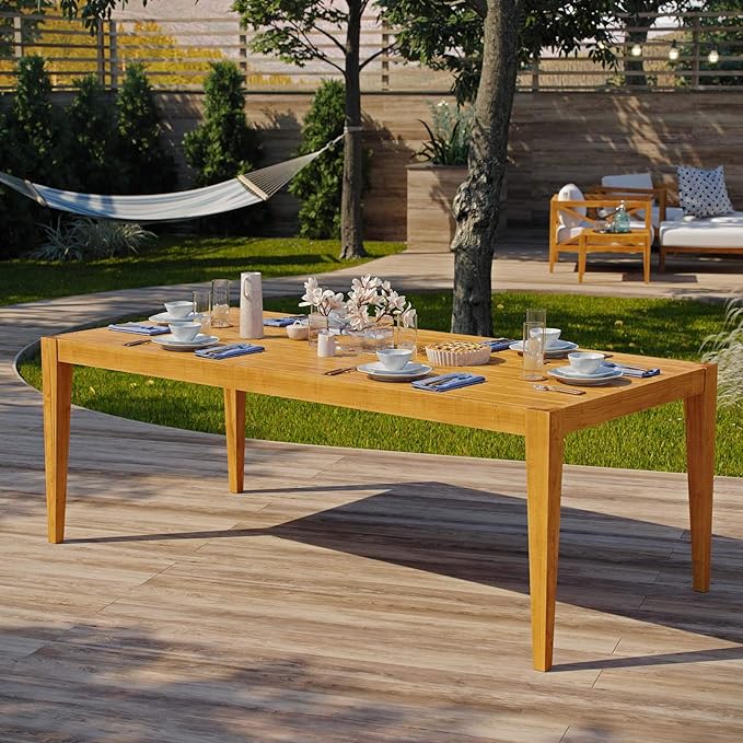 85" Outdoor Patio Premium Grade A Teak, Dining Table