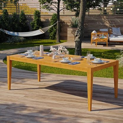 85" Outdoor Patio Premium Grade A Teak, Dining Table