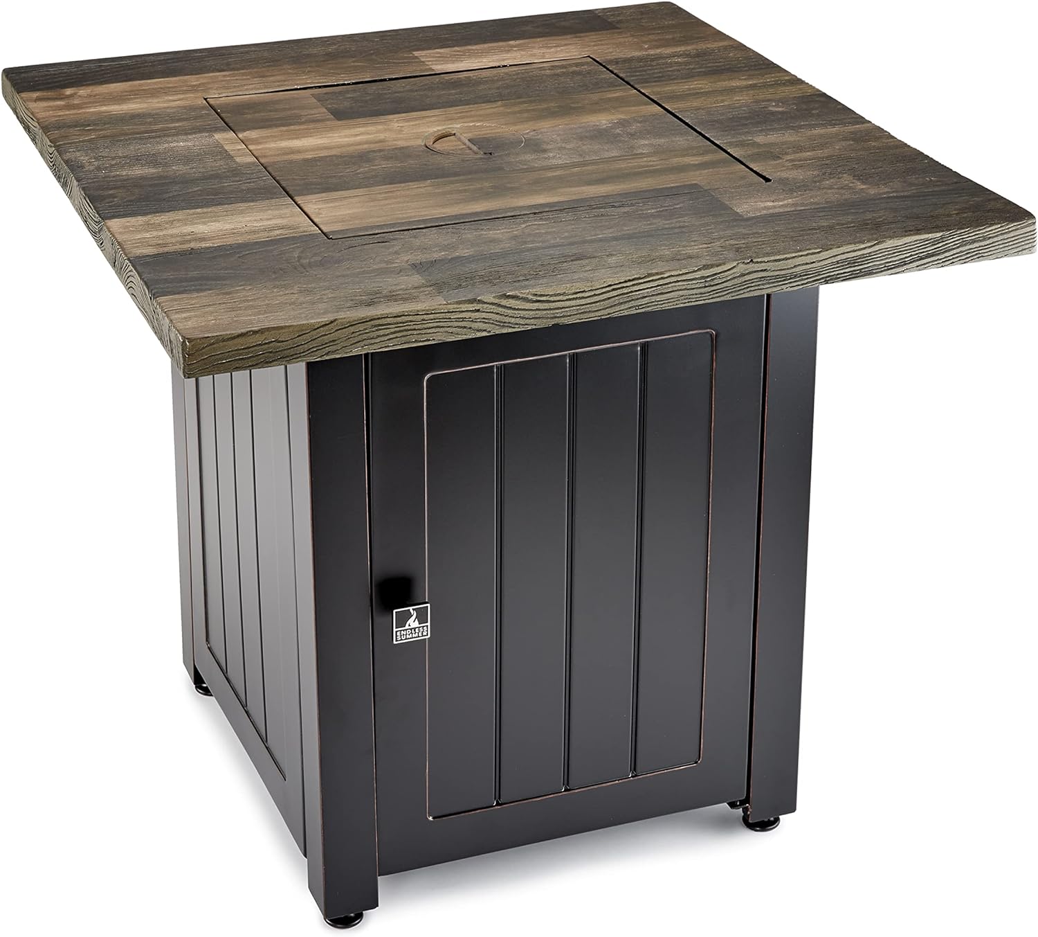 Brown 28” Square Gas Fire Table