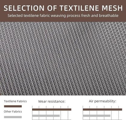 Patio Chaise Lounge Set of 2, Pool Chaise Lounge with Arm