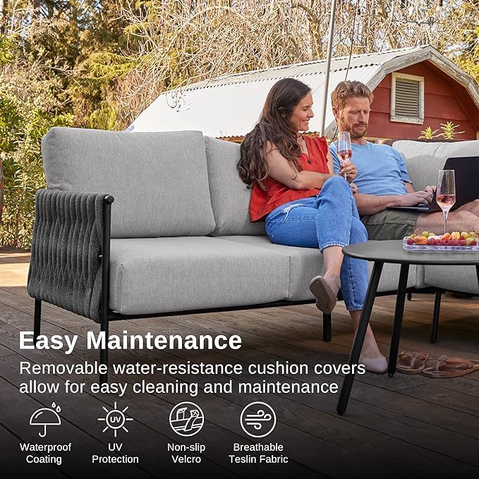 Patio Furniture Set, Outdoor Furniture Sectional Sofa Set