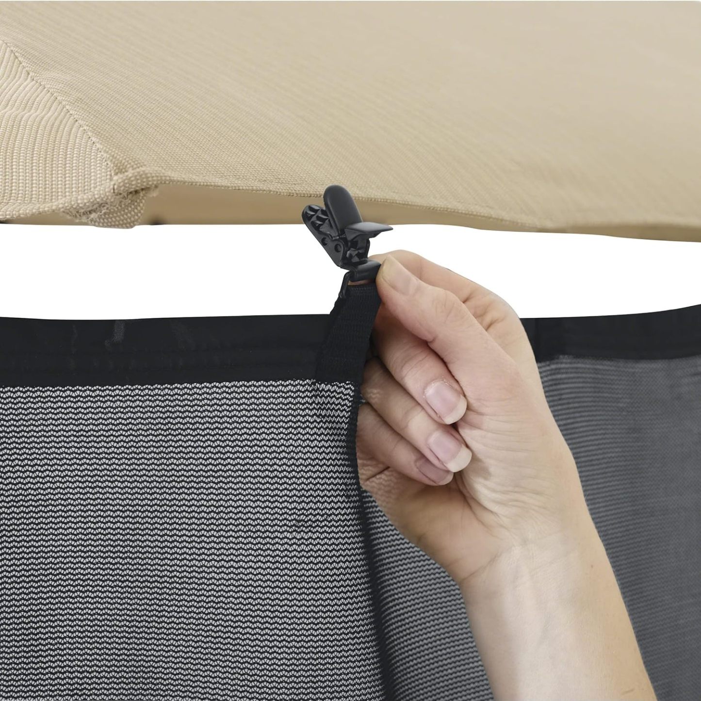 Water-Resistant 68 Inch Universal Patio Umbrella Shade Screen, Patio Furniture Covers