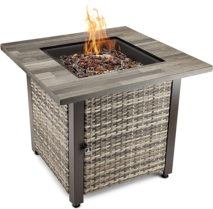 Aiden Brown 30” Square Gas Fire Table