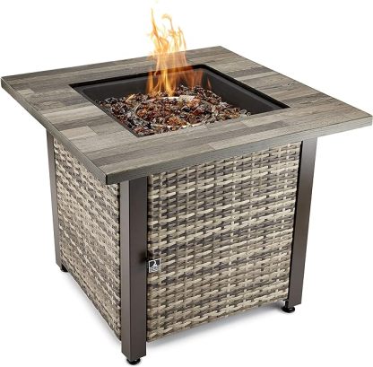 Aiden Brown 30” Square Gas Fire Table