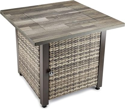 Aiden Brown 30” Square Gas Fire Table