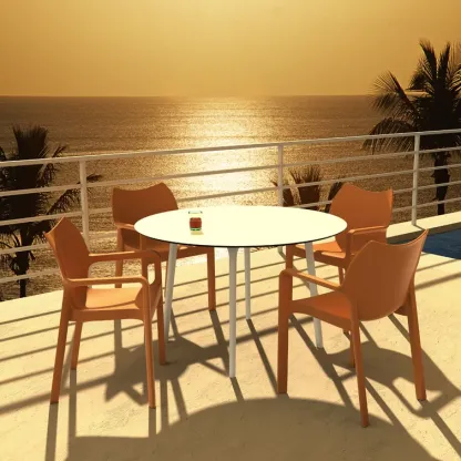 Stacking Dining Armchair (Set of 2)