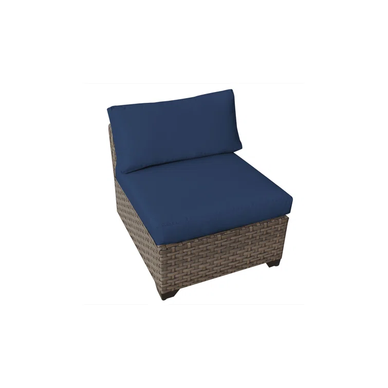 3 Piece Outdoor Sectional Sofa with Cushions