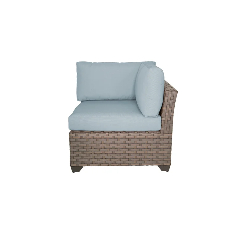 3 Piece Outdoor Sectional Sofa with Cushions