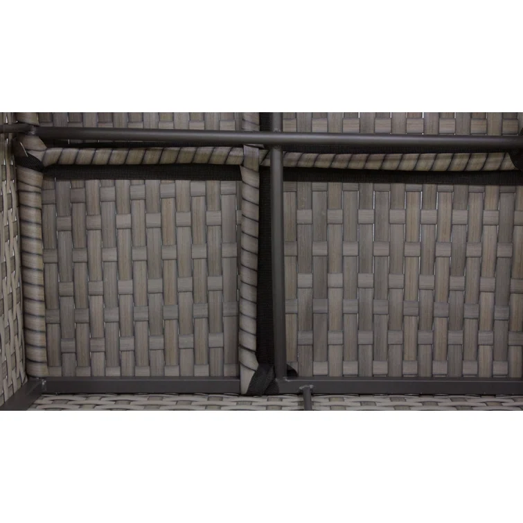 3 Piece Outdoor Sectional Sofa with Cushions