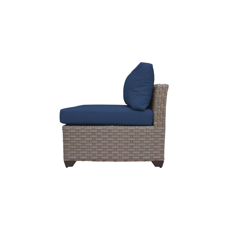 3 Piece Outdoor Sectional Sofa with Cushions