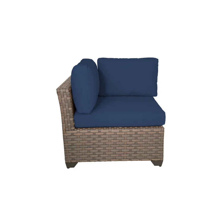 3 Piece Outdoor Sectional Sofa with Cushions