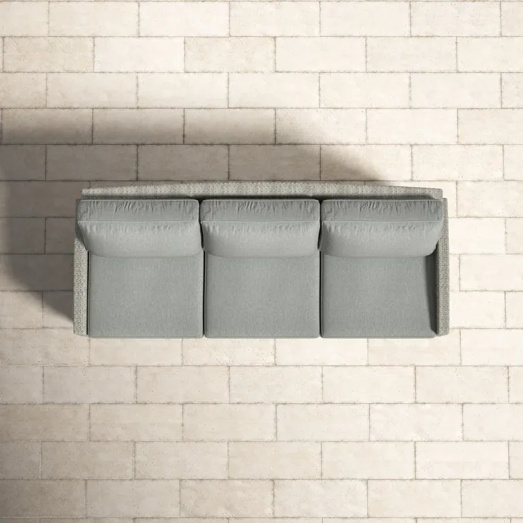 75.75'' All Weather Wicker Patio Sofa