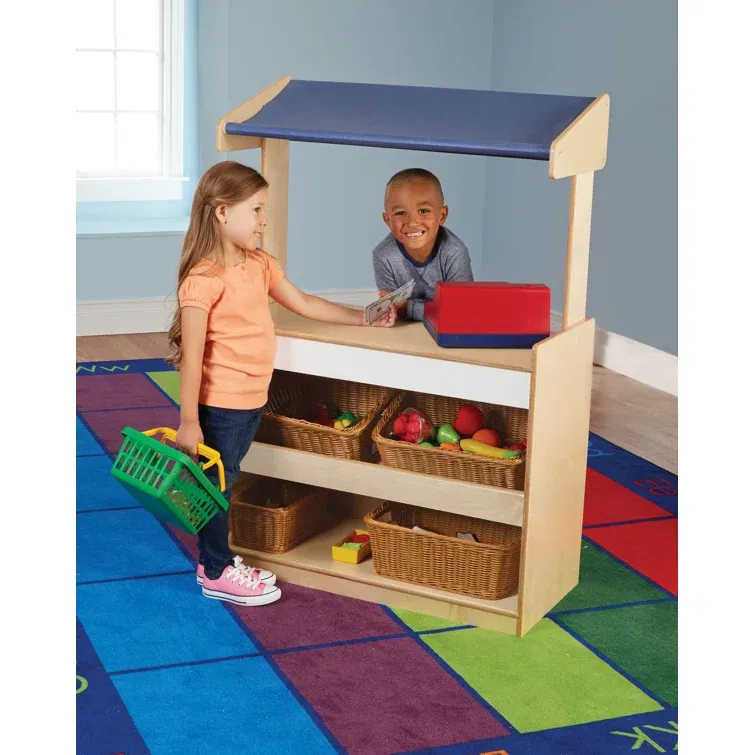Market Stand with Canopy and Magnetic dry Erase Panel
