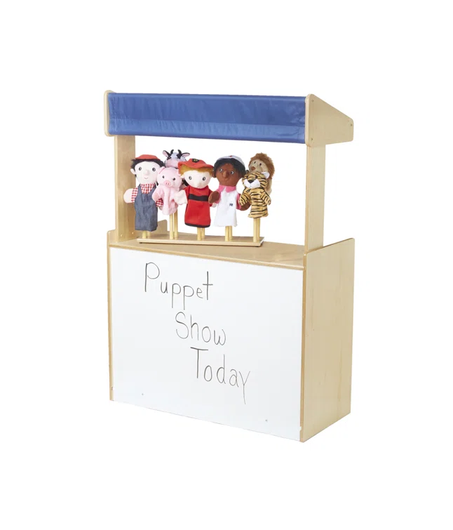 Market Stand with Canopy and Magnetic dry Erase Panel