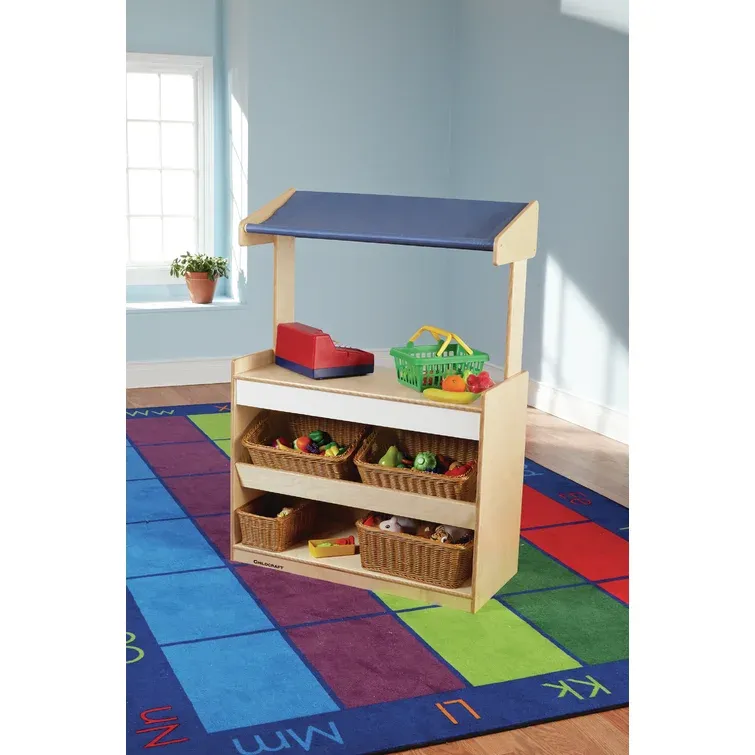 Market Stand with Canopy and Magnetic dry Erase Panel