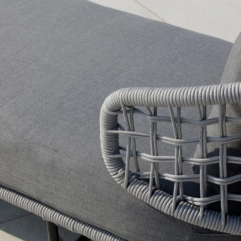 Grey Outdoor Lounge Chair