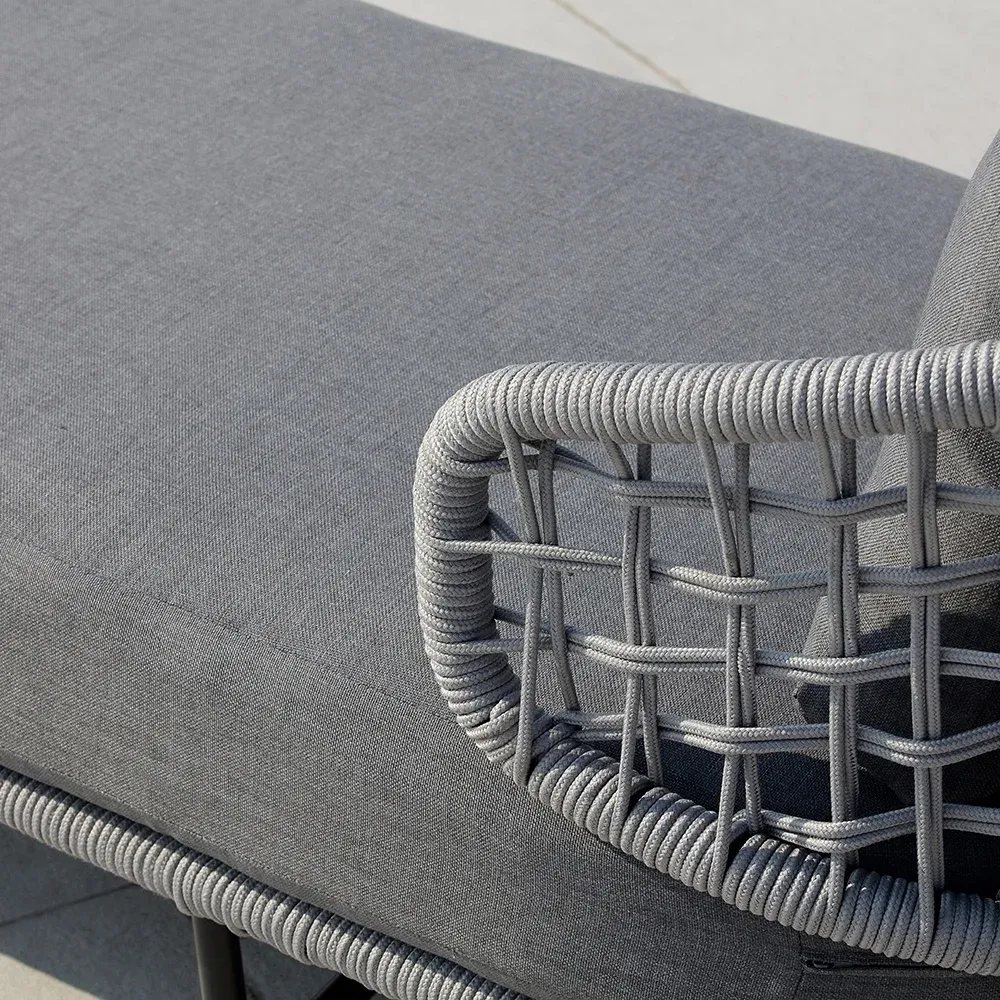Grey Outdoor Lounge Chair