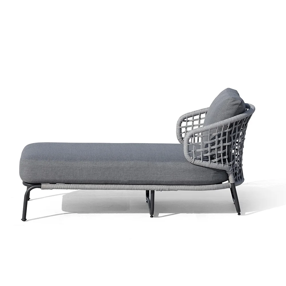 Grey Outdoor Lounge Chair