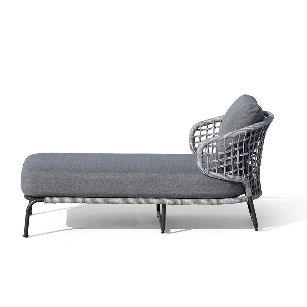 Grey Outdoor Lounge Chair