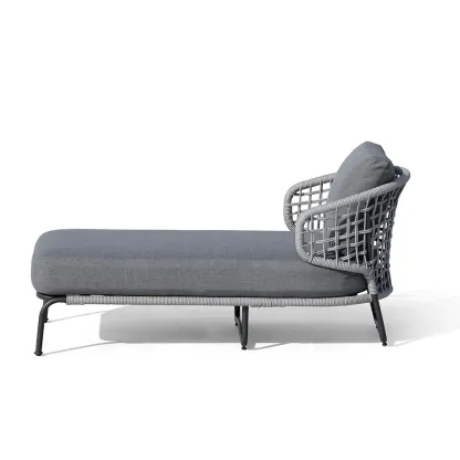 Grey Outdoor Lounge Chair