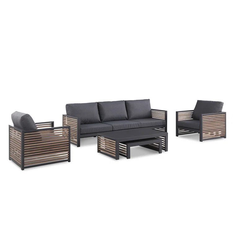 5 - Person Outdoor Seating Group with Custom Covers