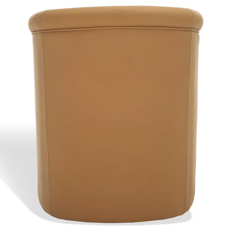 Leather Barrel Chair