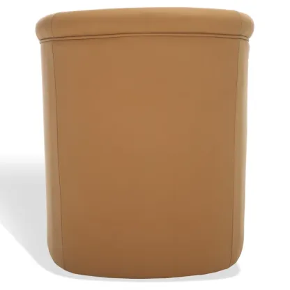 Leather Barrel Chair