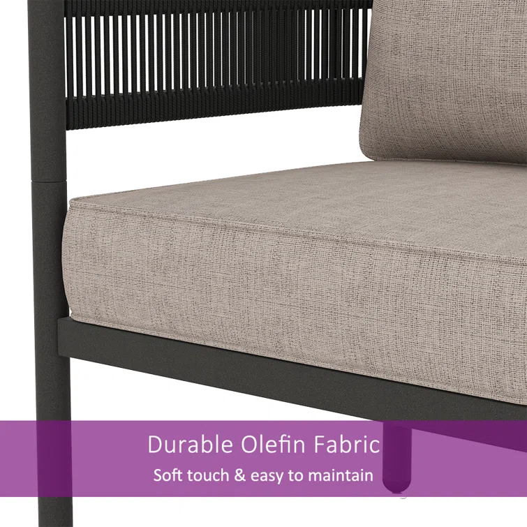 5 Piece Multiple Chairs Seating Group with Cushions