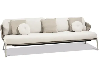 Home Furniture Lying Garden Sofa Elegant Outdoor Cushioned Sofa