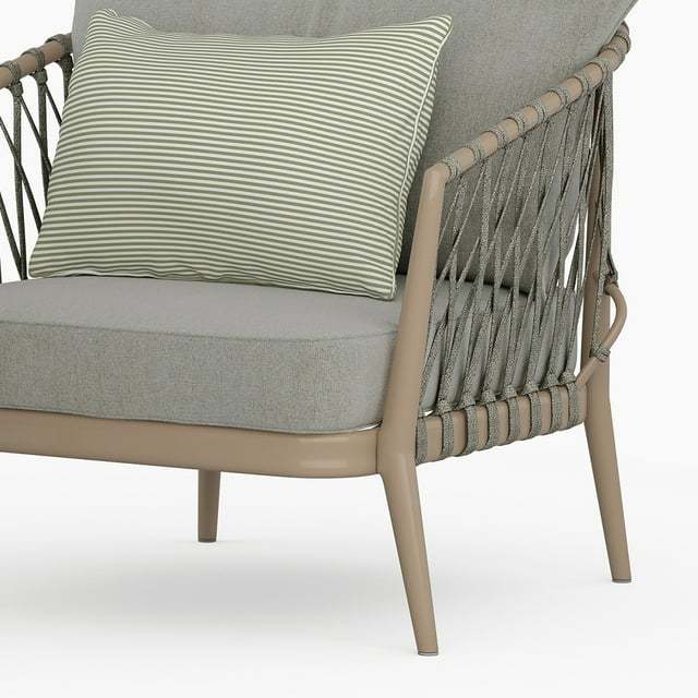 Home Chair in Sand Drift Polyester