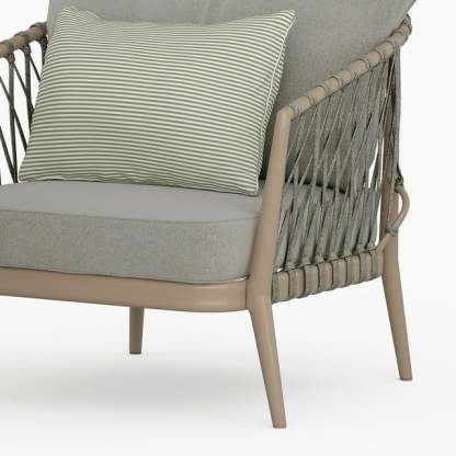Home Chair in Sand Drift Polyester