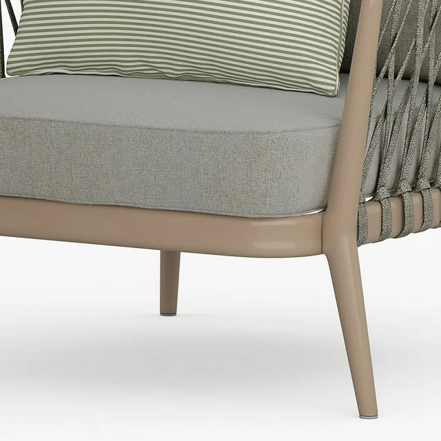 Home Chair in Sand Drift Polyester