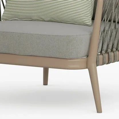 Home Chair in Sand Drift Polyester