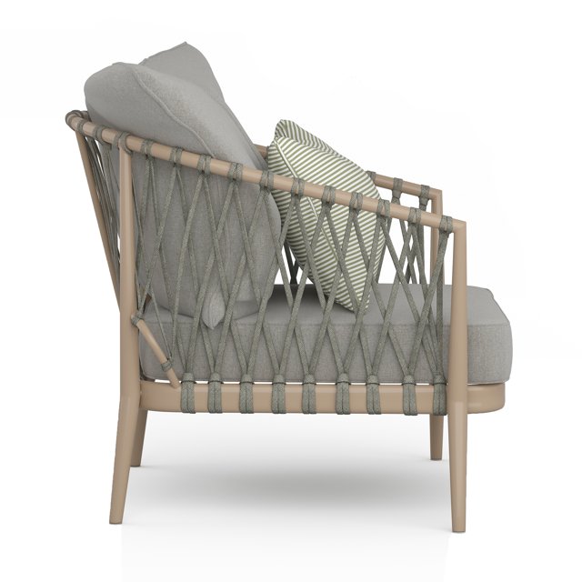 Home Chair in Sand Drift Polyester